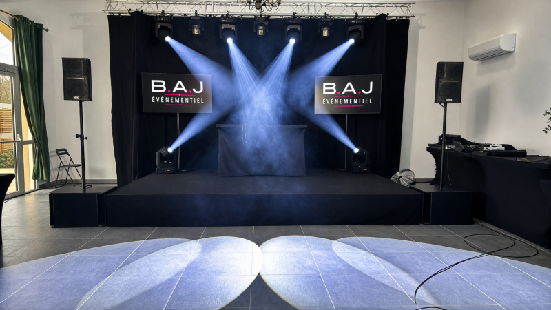 Installation lumière par BAJ Événementiel